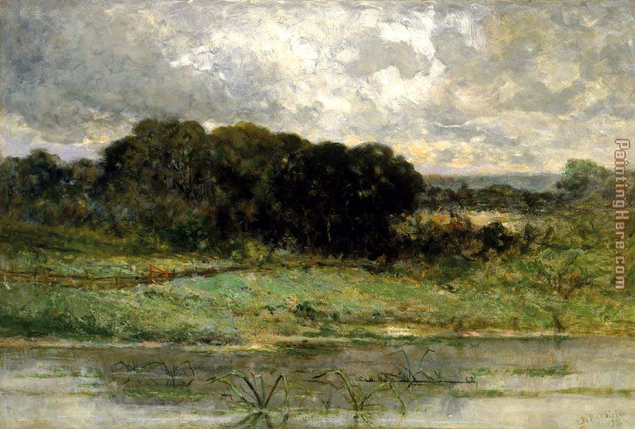 Swale Land painting - Edward Mitchell Bannister Swale Land art painting